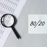 What is the 80/20 rule in digital marketing?